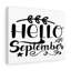 Hello September - Wrapped Canvas Print