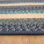 Tapis carré / extérieur en polypropylène tissé à la machine rayé gris / bleu / beige Korvin-1535915092