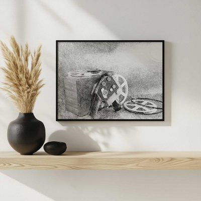 Cinema Film Resting by Yass Naffas Designs Art Print