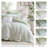 Ultra-soft Sage Green Bedding Sets, Comfortable Polyester With Decorative Accents