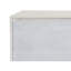 Console blanc perle et argent scintillant