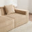 Modern Modular 2-Seat Sofa Couch