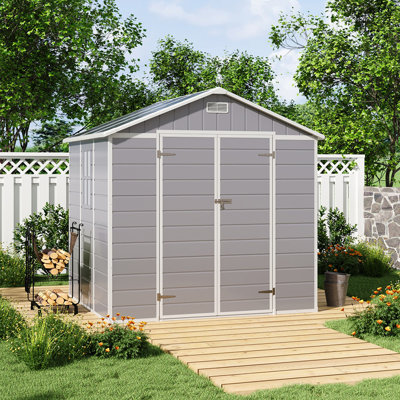 Plastic Tool Shed – Black Roof and Floor