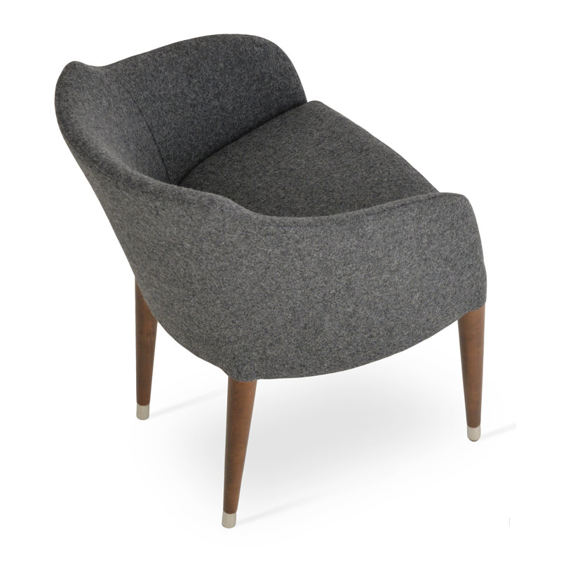 Chaise de salle à manger Buca, Gris foncé