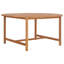 Else Round Teak Solid Wood Outdoor with Umbrella Hole Dining Table - 150 cm W 150 cm D