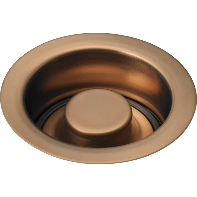 Kitchen Flange Drain Stopper, Brushed Bronze Brilliance
