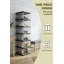 6 Pair Stackable Shoe Storage Cabinet