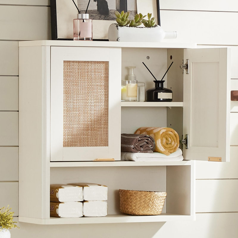 Armoire murale Boho, Blanc