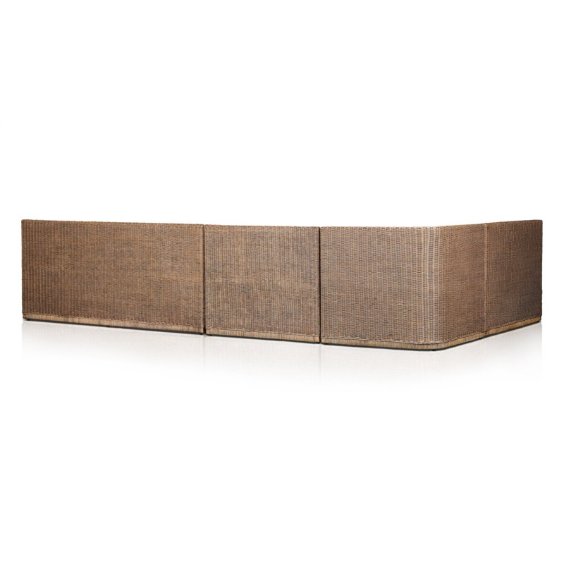 Senna L-Shape Dining Banquette, 32.5" H x 144.75" W x 83.25" D, Left Hand Facing