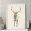 « elk study » par paul cezanne-photo-cadre, reproduction d’art-24364737-24364742