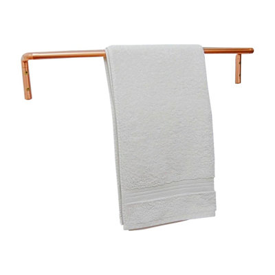QuirkHub Hickory Wall Mounted Towel Rail