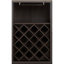 Hazen Espresso Finish Wine Cabinet