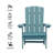 Bamma HIPS Adirondack Chair Weather Resistant-733978481