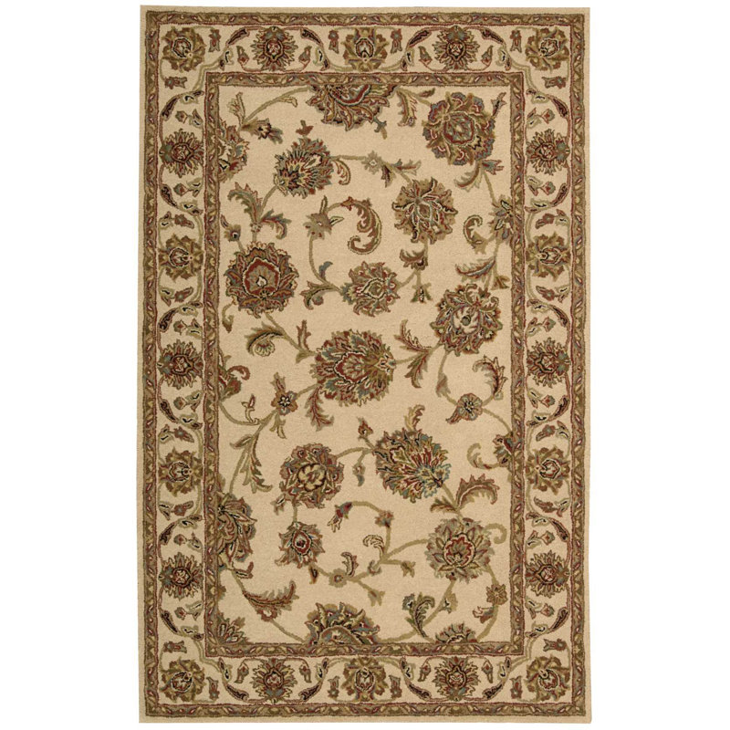 Murph Wool Oriental Indoor Rug, Rectangle 3'6" x 5'6"