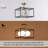4 - Light Square / Rectangle Semi-Flush Mount