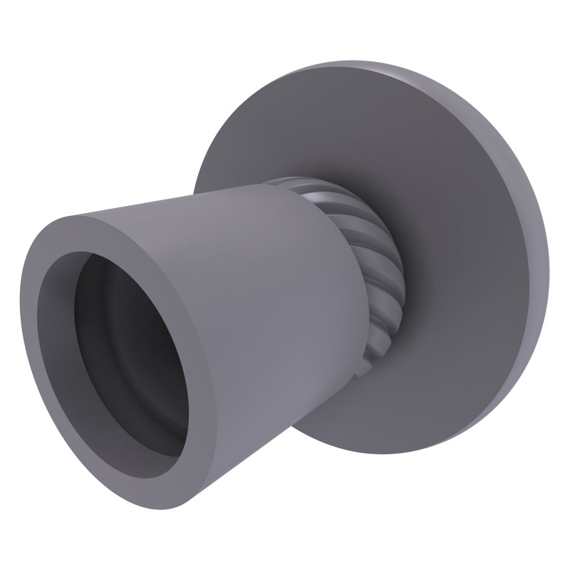 Tringle de rideau de douche Goble, Gris mat