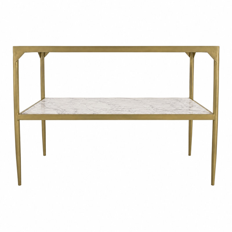 Dalia Iron and Marble Console Table