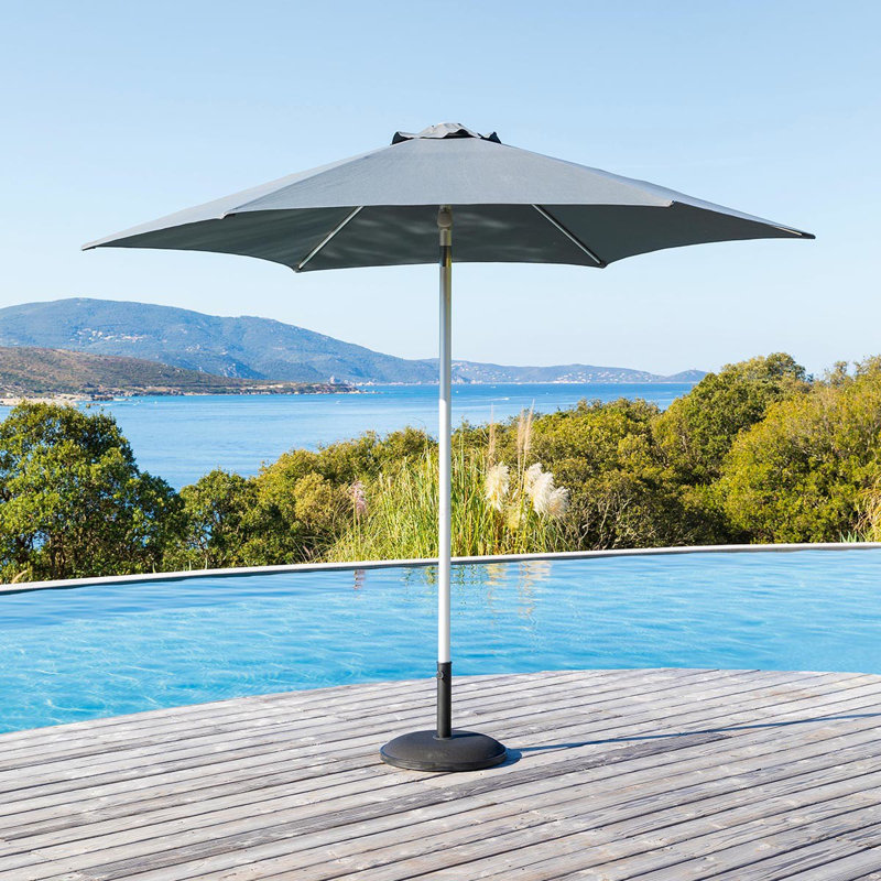 Ahran 300cm Tilt Parasol, Slate Grey