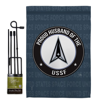 Double Sided 18.5'' H x 13'' W Polyester Flag Set