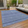 Machine Washable Indoor/Outdoor Claudian ACN1625 Denim Rug