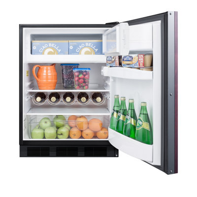 Summit Appliance Basalt 5.1 Cubic Feet Convertible Mini Fridge with Freezer