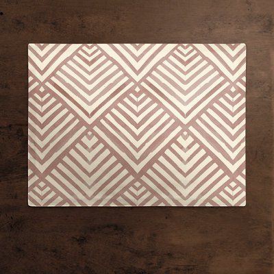 Polyester Geometric Rectangle Placemat