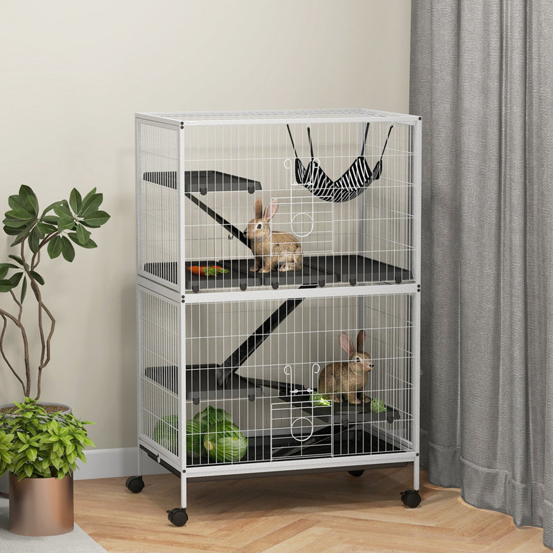 Cage pour petits animaux 50,5 "H - par 5 - blanc