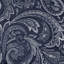 Cantonnière avec passe-tringle en jacquard bleu marine 50 x 18 po-118743584