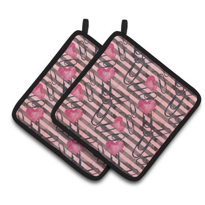 Caroline's Treasures Striped Polyester Potholder