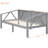 Twin Size Gray Daybed With Modern And Timeless Elegant Style, Dual - Use As Or Bed, Solid Pine Legs, Storage Beneath. 79.5" X 42.3" 34.7", Slat Kit Included An Look, Multi Function, Convenient Under-238118471