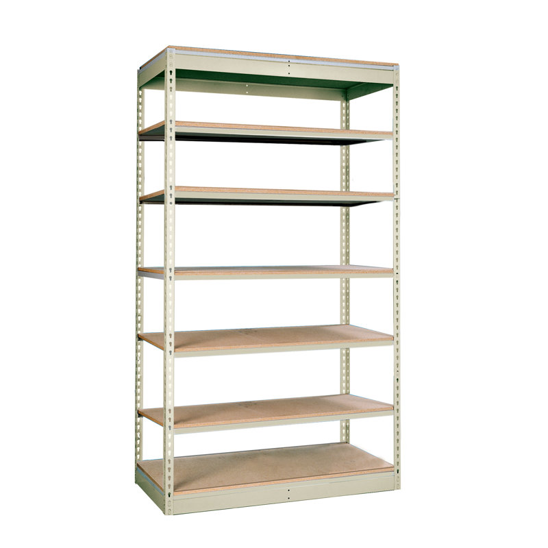 Étagère à 7 tablettes sans rivets H 84 po Rivetwell, L 48 po x P 12 po x H 84 po