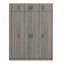 Garde-robe à 4 portes avec 1 tiroir et armoire supérieure, conception moderne pour beaucoup de rangement et peu d'espace-800278645