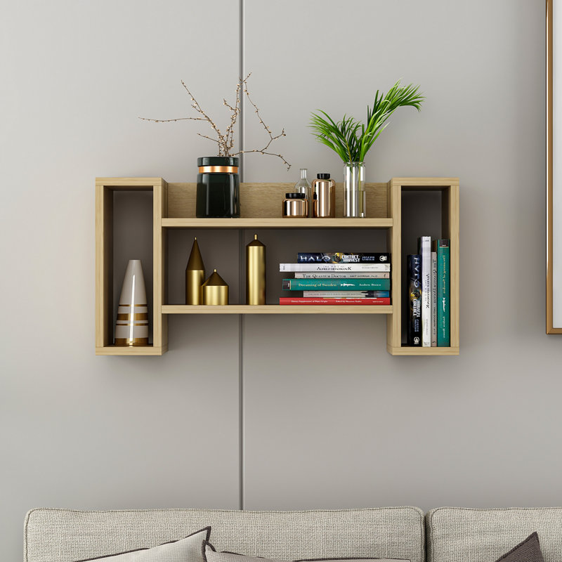 Angalena Floating Accent Shelf, Oak