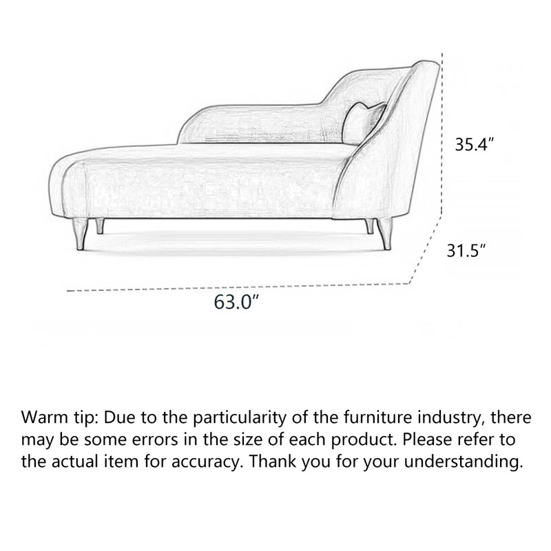 Canapé moderne et minimaliste pour le salon et la chambre à coucher, Orienté à droite