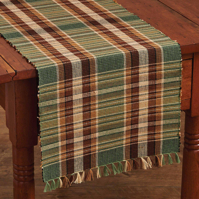 Chemin de table Gracie Oaks Wood River - L 36 po, 54 po x 13 po