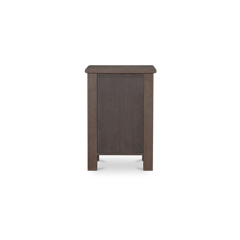 Loren Small Nightstand Dark Brown, Dark Brown