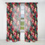 Motif tropical Mirage - Rideau floral - Rideau floral obscurcissant - 1 panneau-107597778