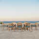 Moline 98.5'' Rectangular 8 - Person Outdoor Dining Set with Cushions