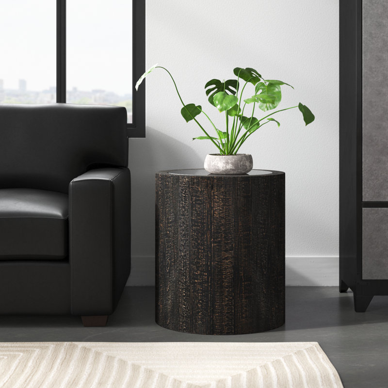 table de bout cylindriques
