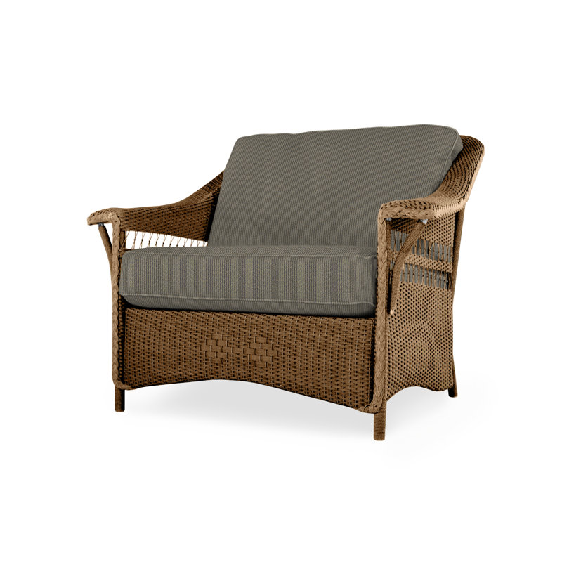 Nantucket Outdoor Lounge Chair, Decorline Natural, Bark