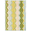 Safety Net Green Handwoven Wool Rug-68047513