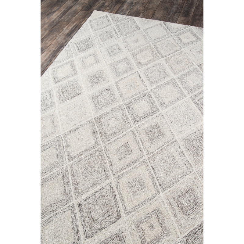 Harmond Wool Geometric Indoor Rug, Rectangle 3' x 5'
