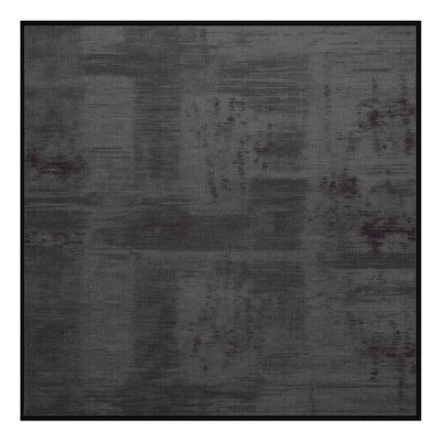 Machine Washable Abstract Black Area Rug