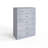 Brendle 6 Drawer Chest Of Drawers: 70cm Wide - High Gloss Front with Chrome Handles, Scratch Resistant.-39703018