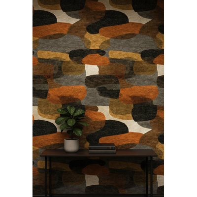 Camouflage Wallpaper Abstract Removable Modern Wall Double Roll
