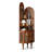 Tan Solid Wood Corner cabinet