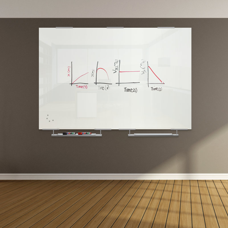 Tableau magnétique mural en verre Visionary Best-Rite, 23,62 po x 35,43 po