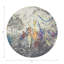 Arcadia Tiger And Zebra Scene Vegan Leather Round Coasters