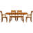 Sarah Solid Wood Top Four Leg Dining Set-16804970-16804999
