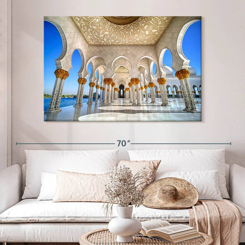 Ravi Elegant Sheikh Zayed Mosque, 34" H x 51" W